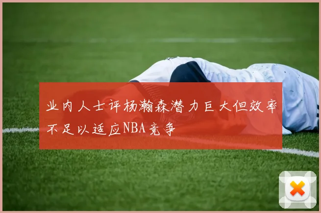 业内人士评杨瀚森潜力巨大但效率不足以适应NBA竞争